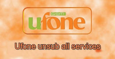 Ufone unsub all services