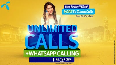 Telenor Unlimited Calls Full Day Offer Package
