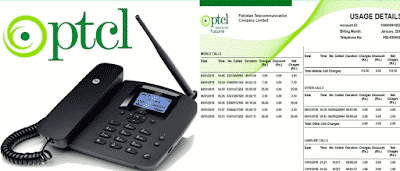 how to find ptcl number details