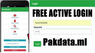 live tracker free pakdata sim database online 2022