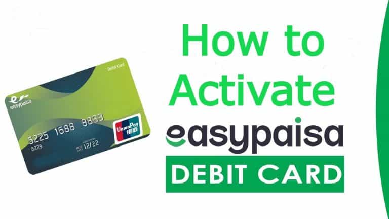 How to Activate Easypaisa ATM Debit card