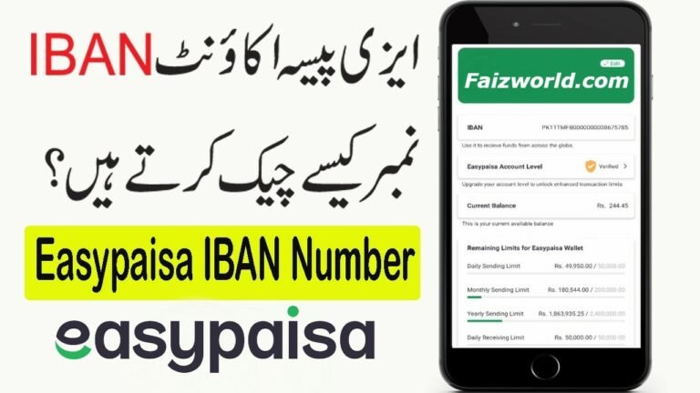 How to Find Easypaisa IBN Number